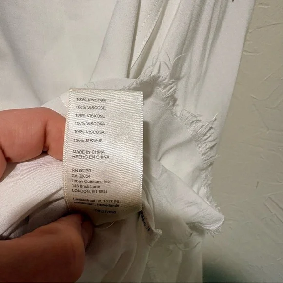 BDG Urban Outfitters Fringe Button Down Top - Picture 9 of 10